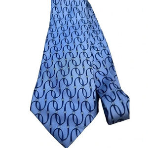 Brooks Brothers Men's Blue Pure Silk Italy Made Neckwear Tie
